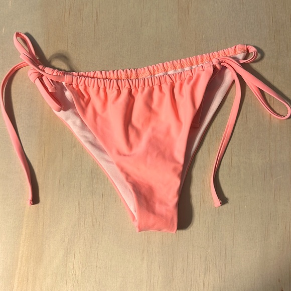 Pale Orange String Bikini - Picture 5 of 7